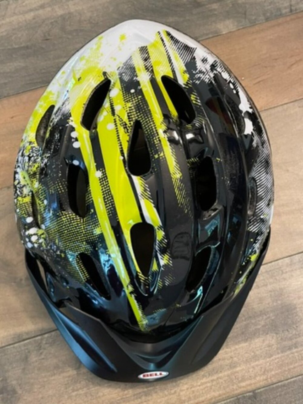 The Bell Richter Youth multi-color outdoor sports helmet ages 5 & up